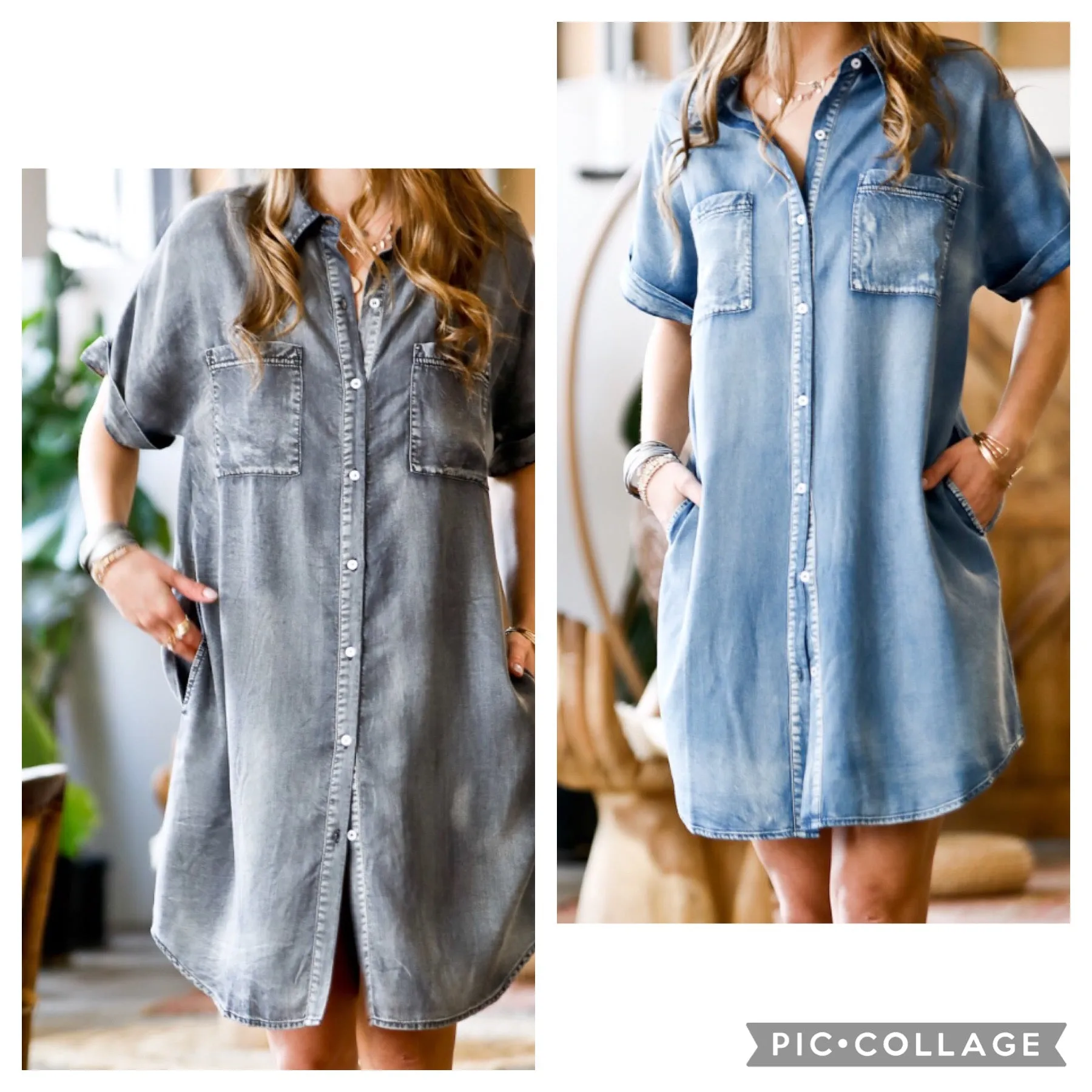 Daisy Denim Dress