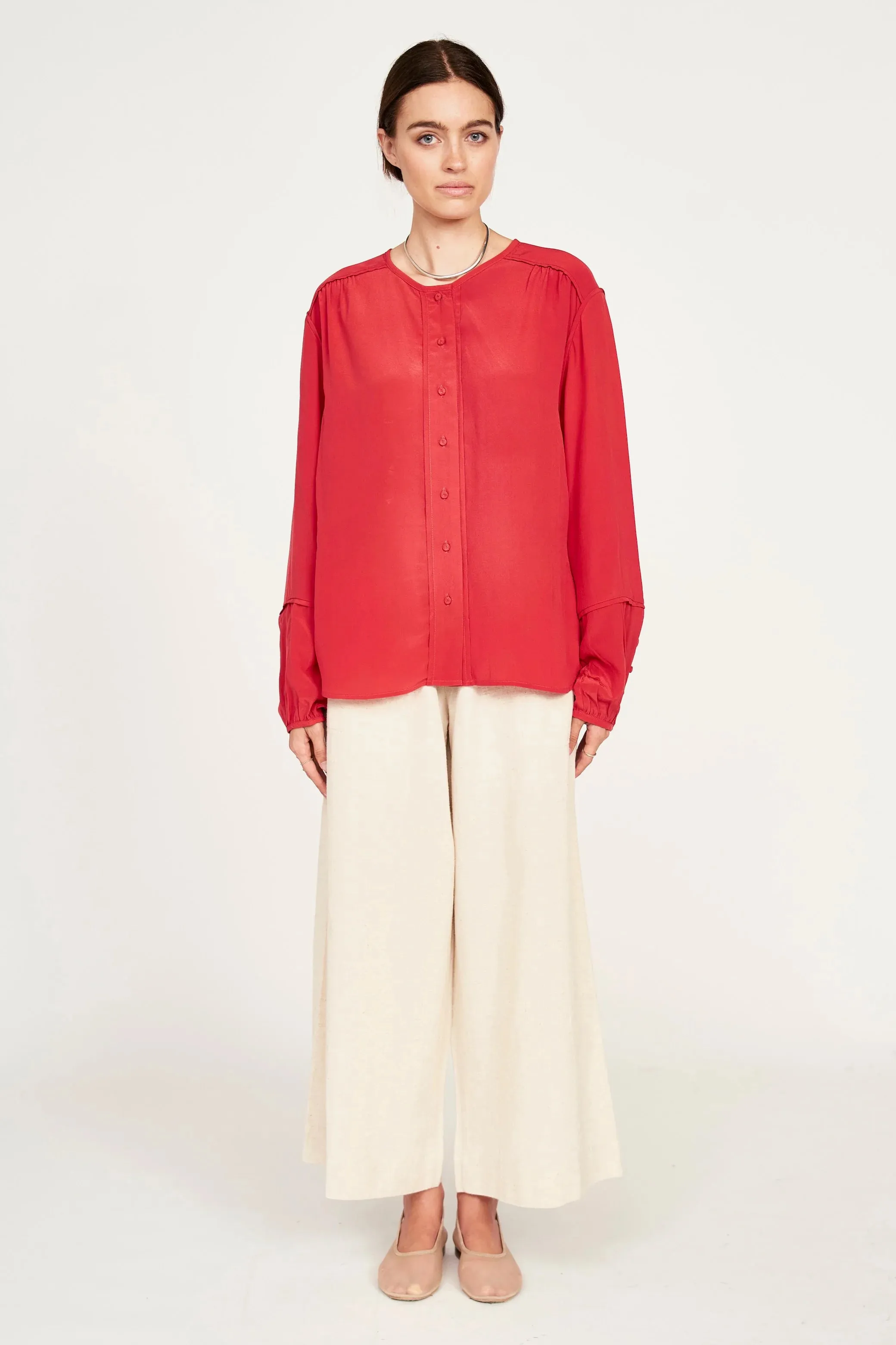 DAKOTA BLOUSE IN RED
