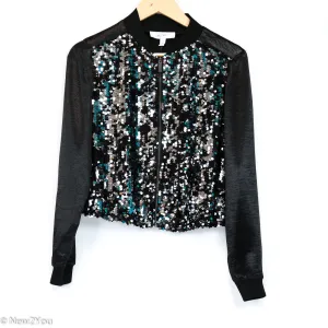 Dark Platinum Sequence Jacket (Libby Edelman)