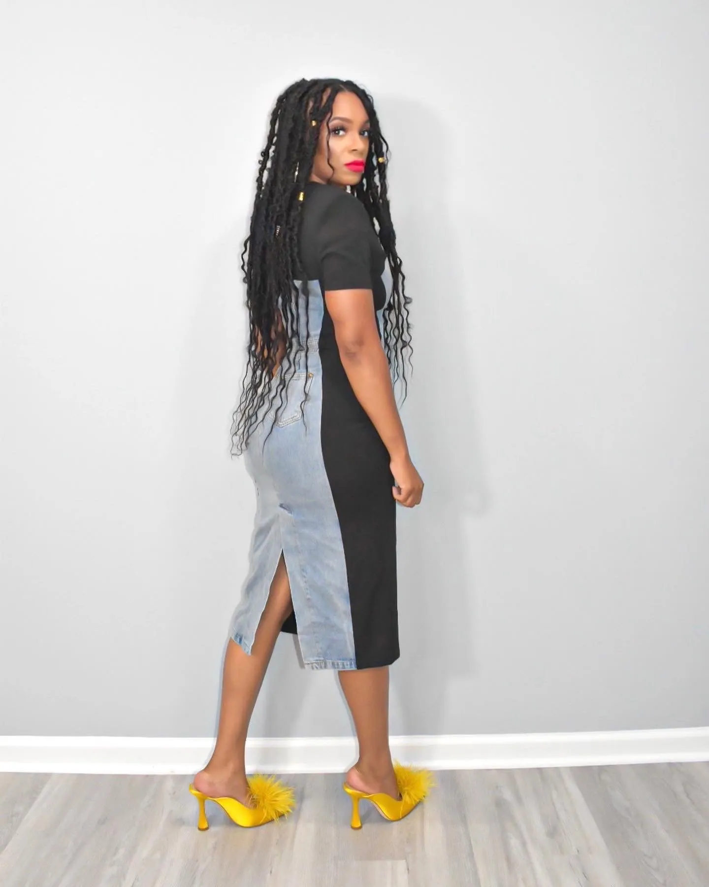 Denim on T Fitted Dress
