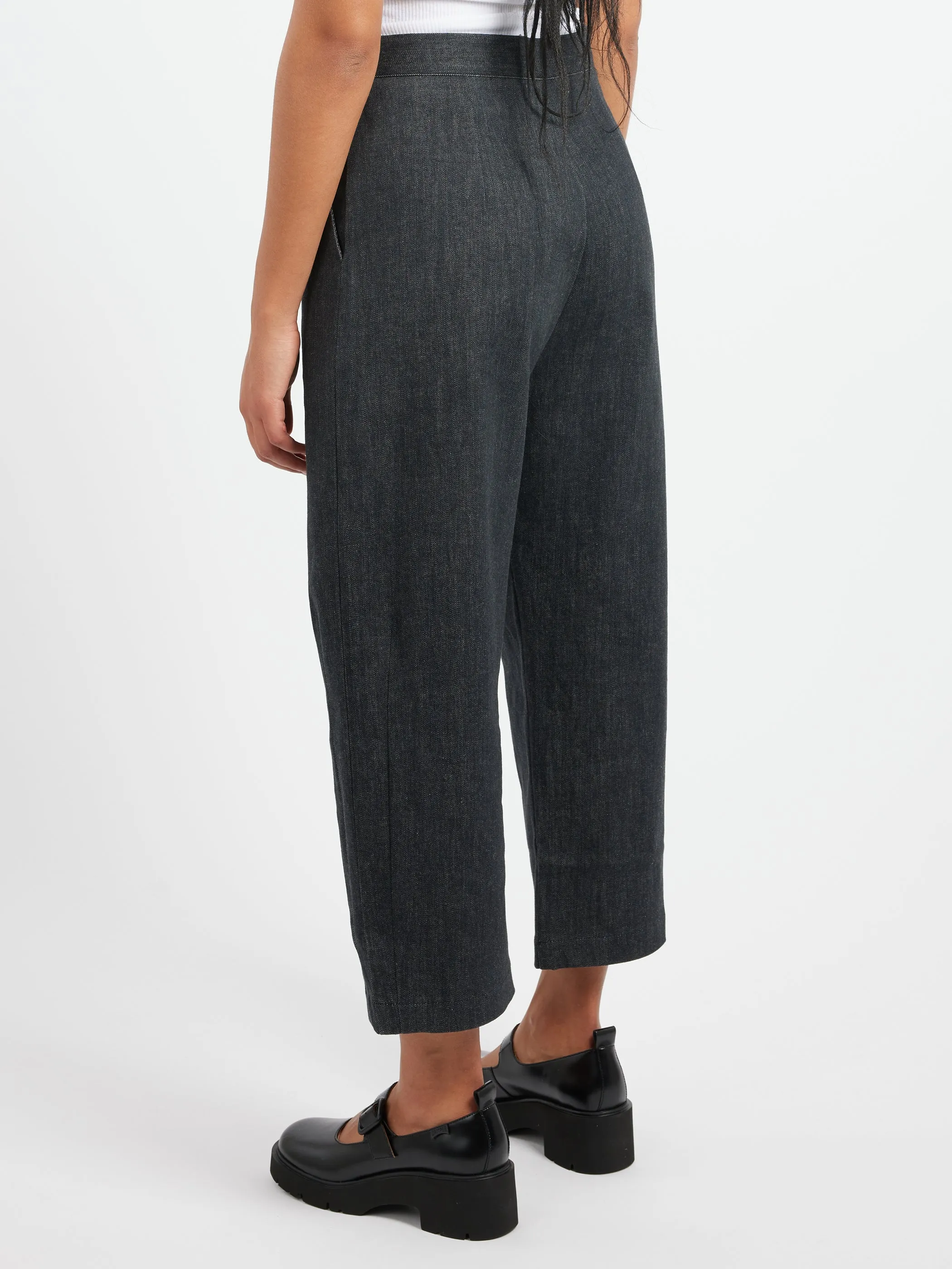 Denim With Pleats