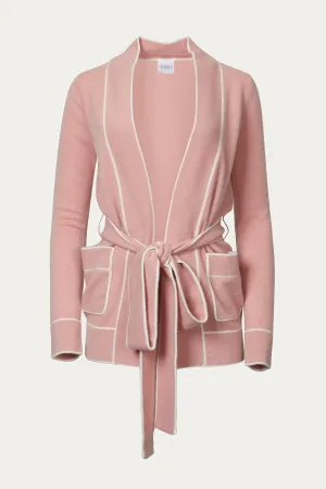 DIABLERET BELTED CASHMERE CARDIGAN