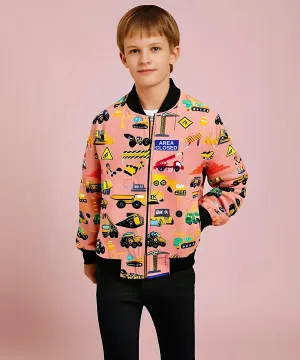 Dig It All Over Printed Bomber Jacket