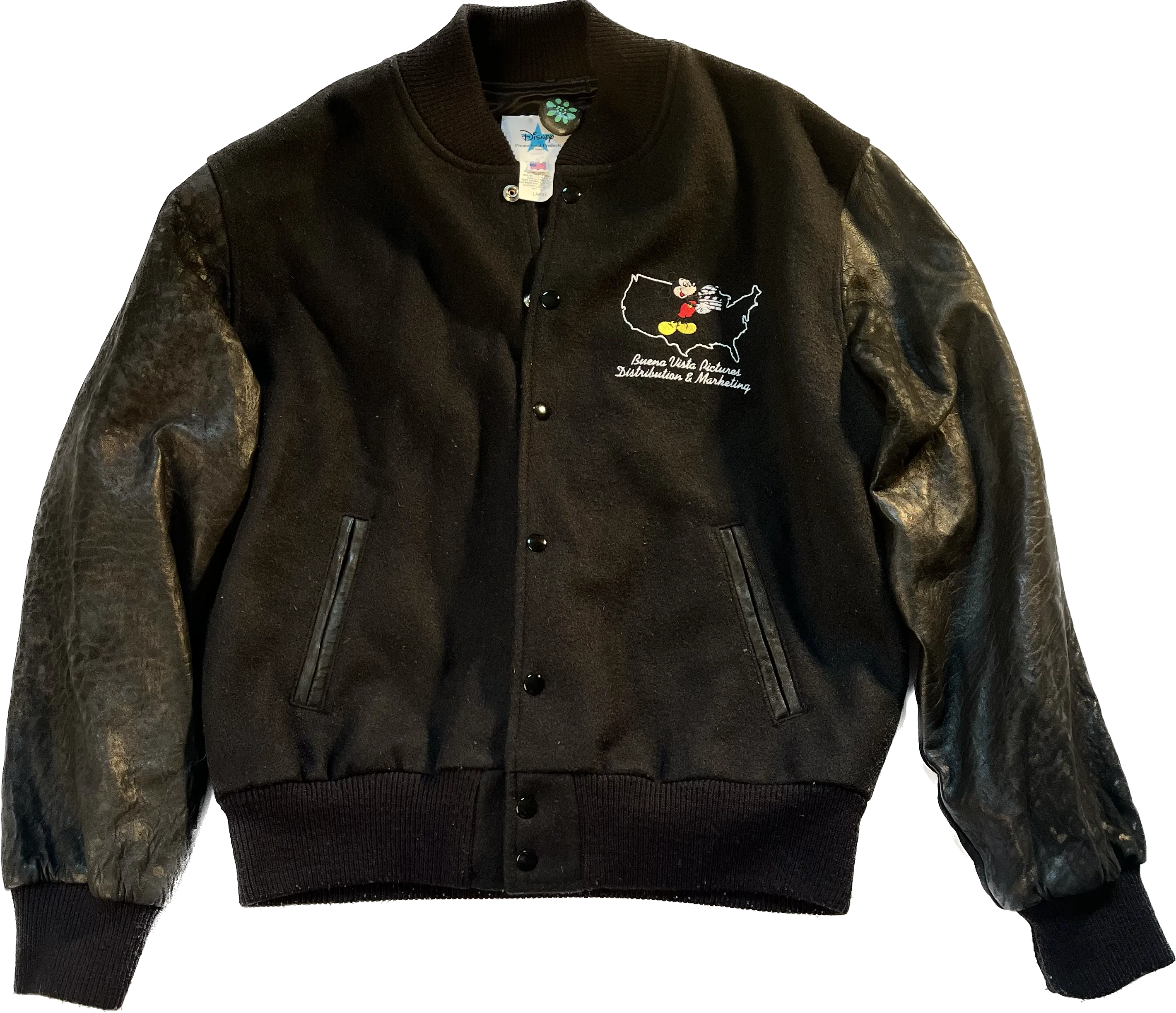 Disney Black Varsity Mickey Mouse Jacket