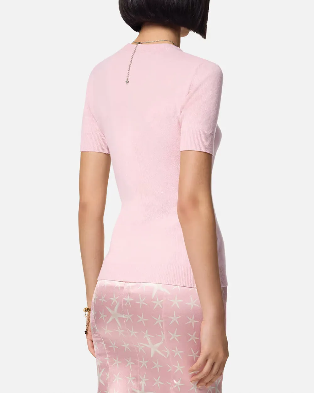Dusty Rose Medusa Pocket Sweater
