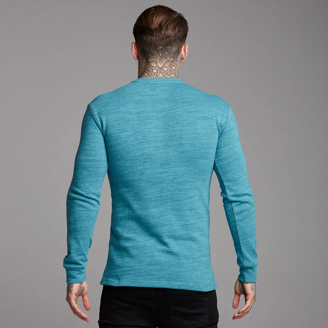 Father Sons Classic Teal Super Slim Jumper - FSH232