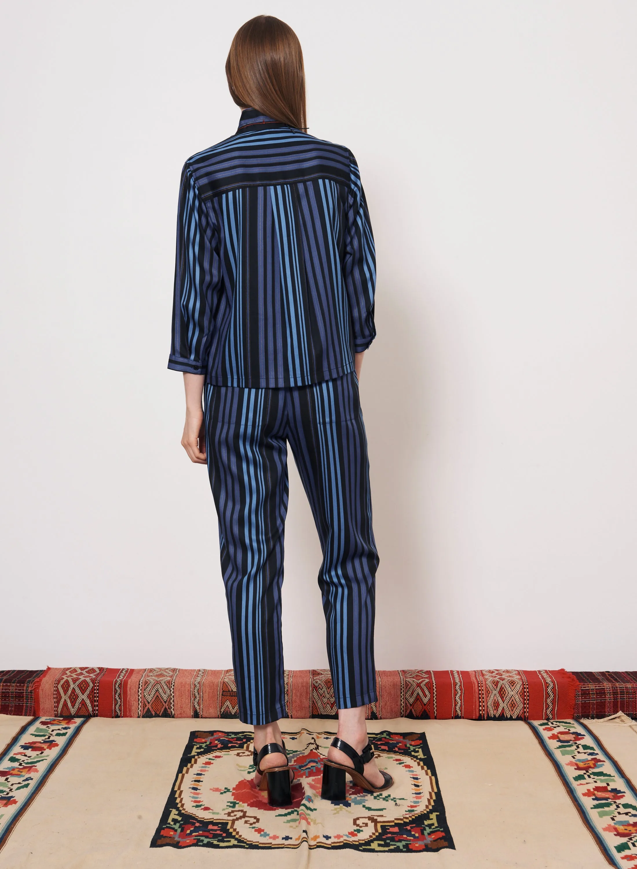 Fez Pant in Sea Stripe