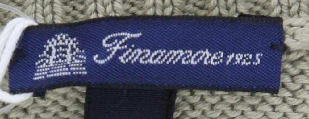 Finamore Napoli Beige Cotton Sweater - Size: XXX Small US / 42 EU