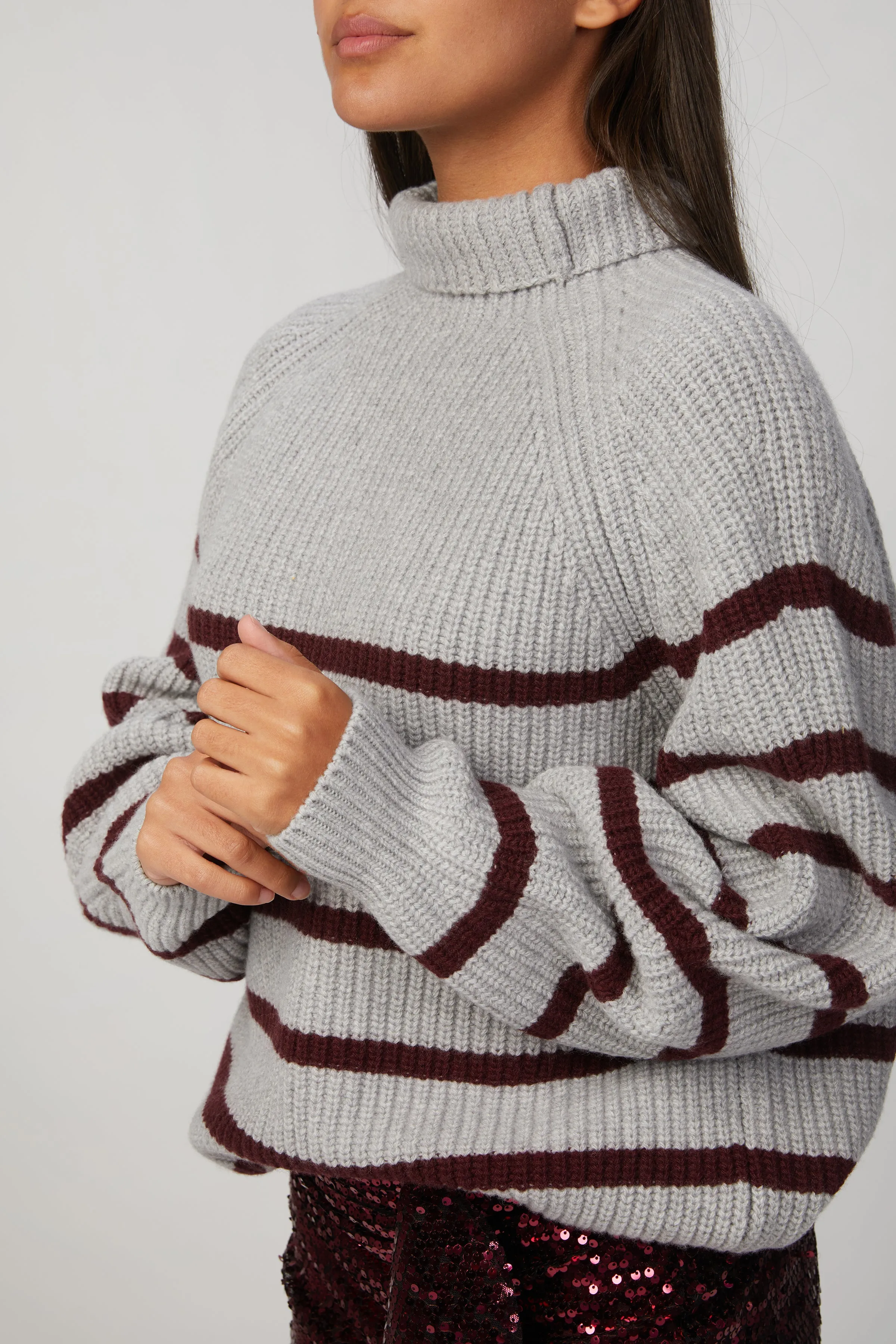 FIONA STRIPED SWEATER
