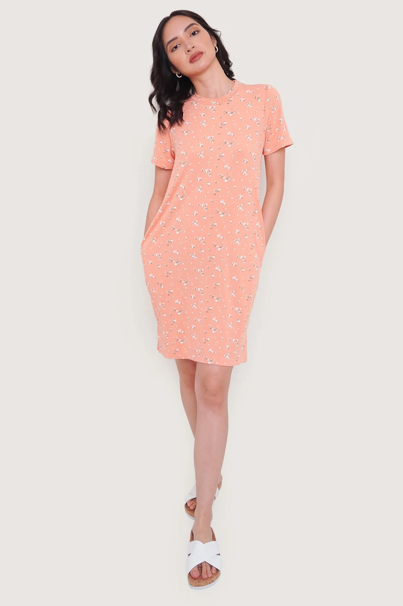 Floral All Over Print Shift Dress