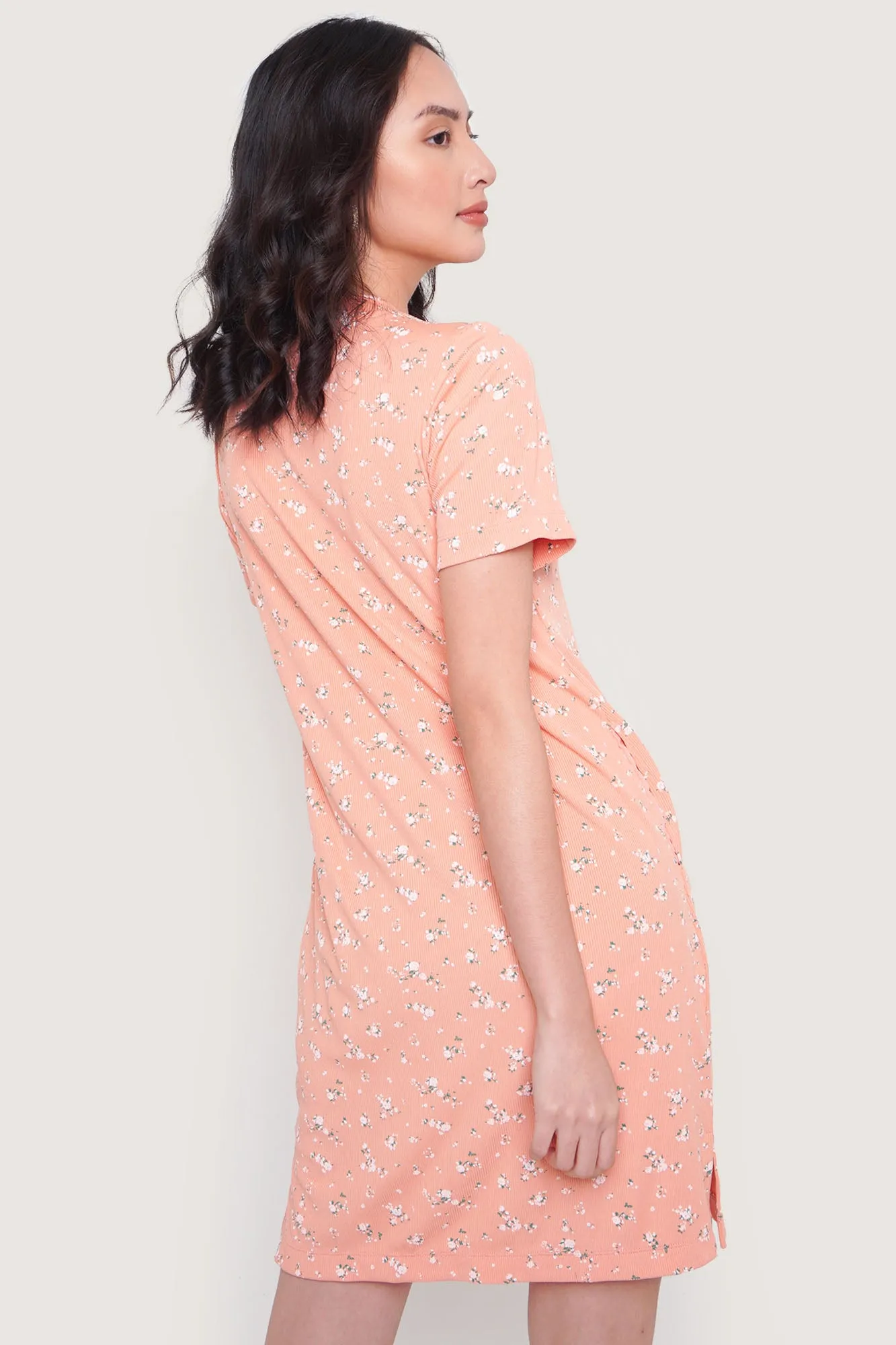 Floral All Over Print Shift Dress
