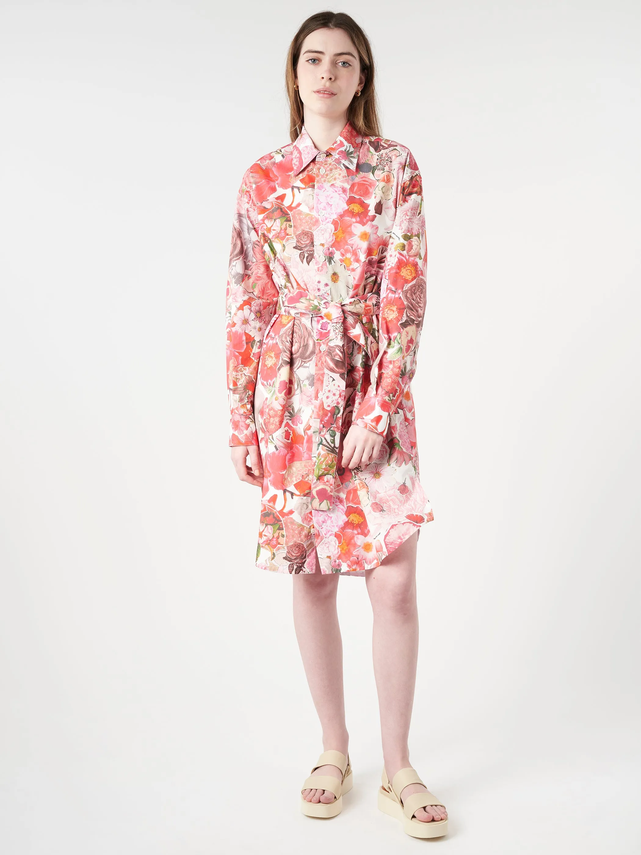 Floral Shirt Dress