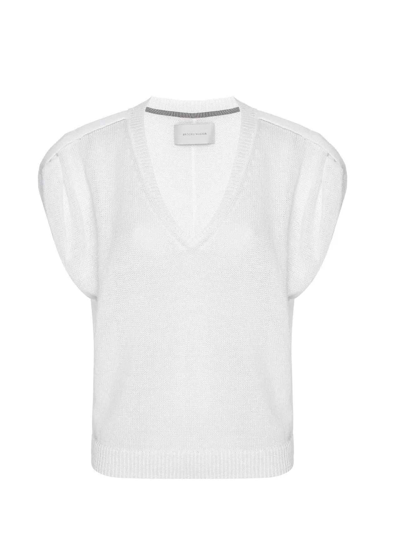 Frances Sweater Top (Salt White)