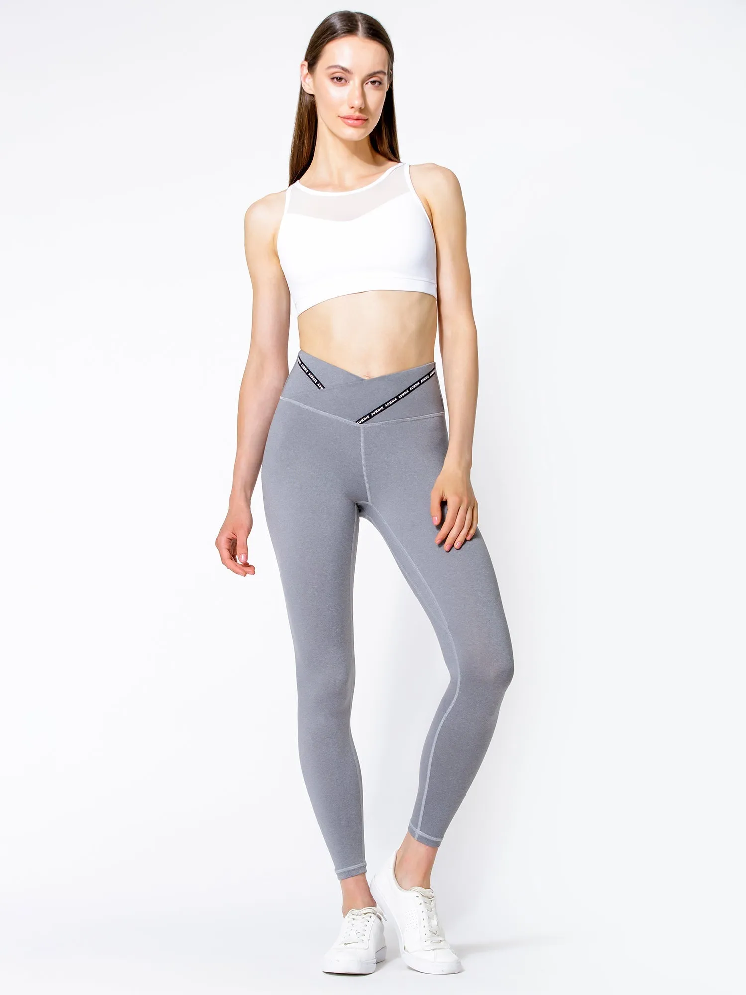 FUSION WRAP PANTS, LIGHT HEATHER GREY