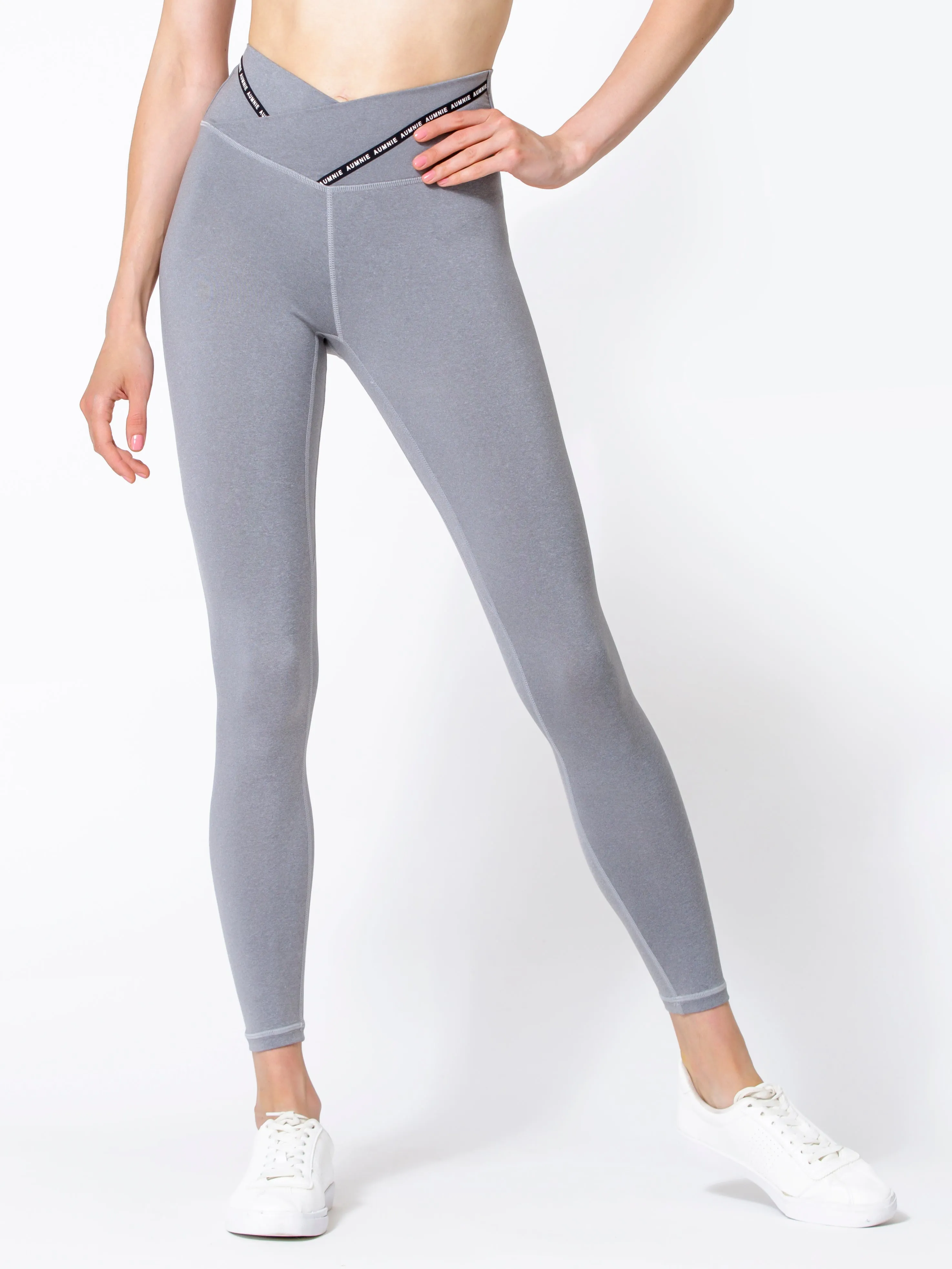 FUSION WRAP PANTS, LIGHT HEATHER GREY