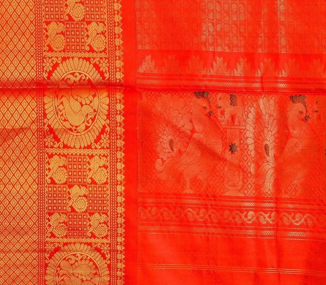 Gadwal Silk saree Silk Saree handloom saree stitched blouse green saree blue saree party wear saree silk saree wedding saree