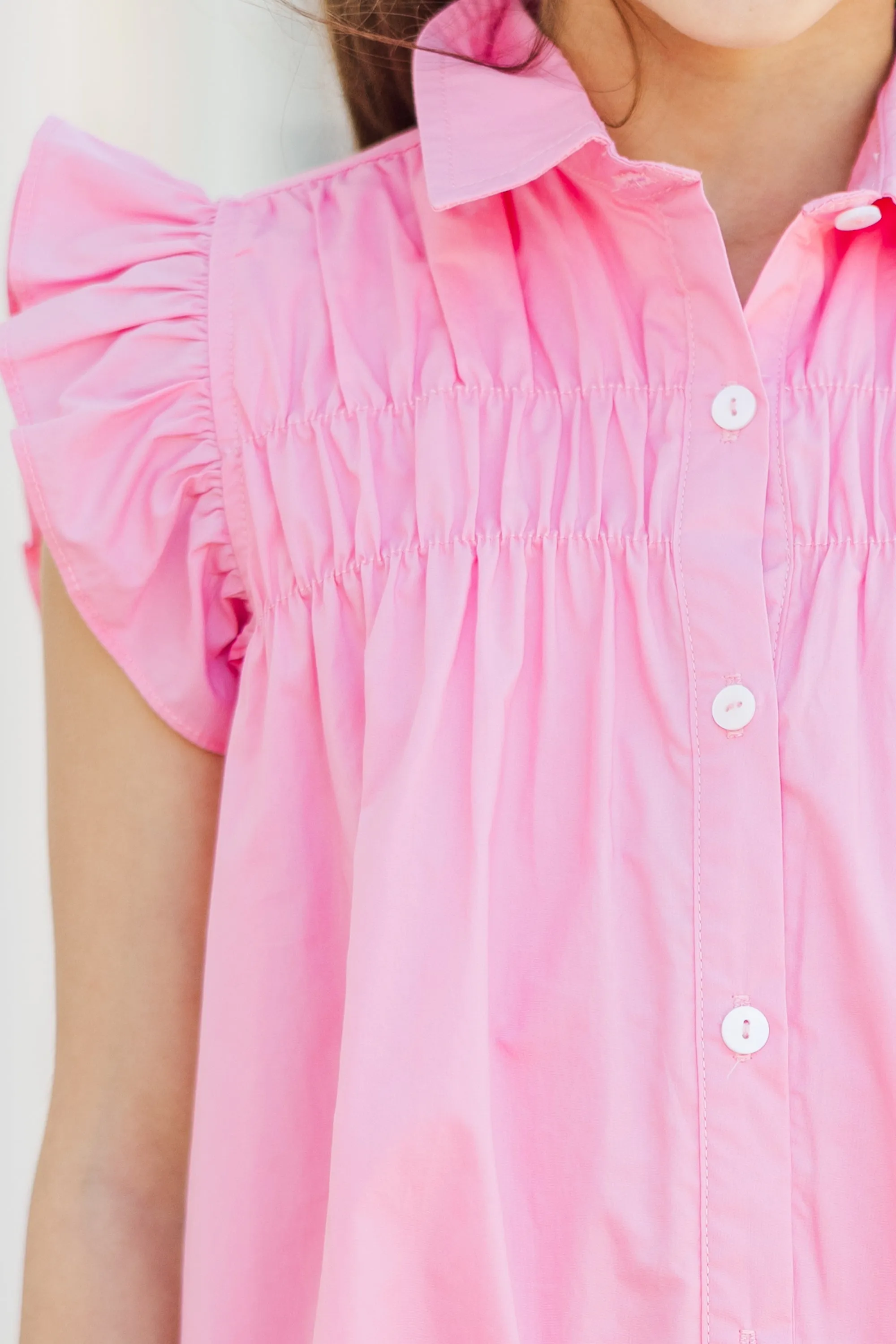 Girls: The Georgia Pink Shift Dress