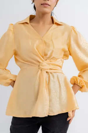 Gold Silk Blouse