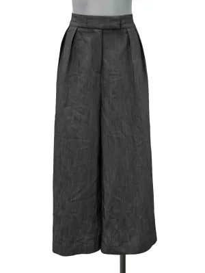 Grey Cropped Culottes