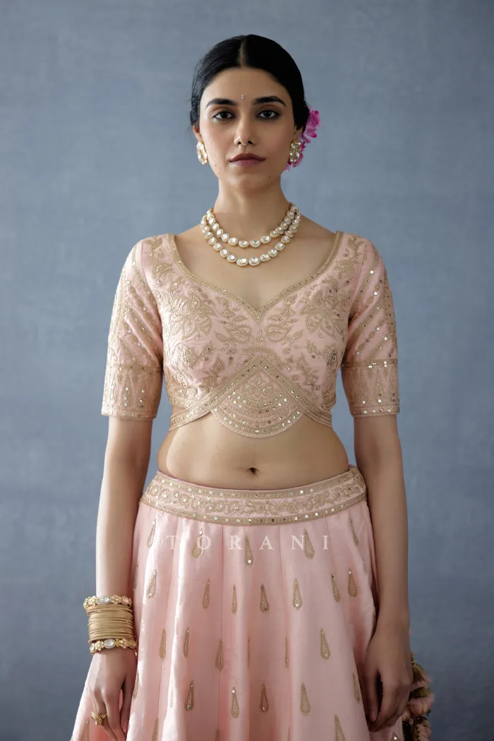 Gul-Mohar Resham Blouse