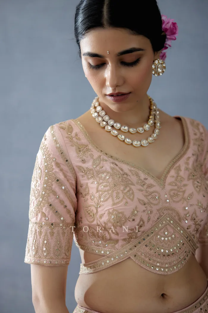 Gul-Mohar Resham Blouse