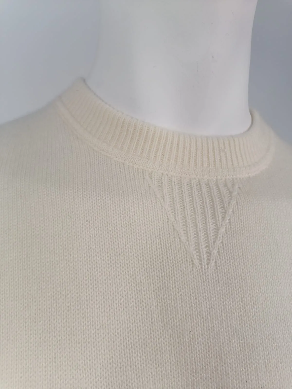 Half and Half Monogram Crewneck Sweater