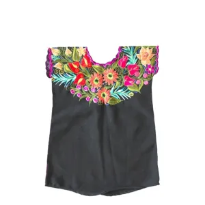 Hand Embroidered Silk Blouse