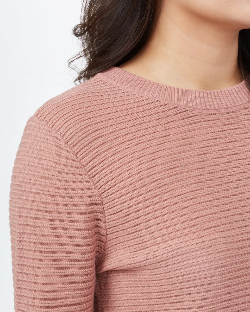 Highline Cotton Rib Crew Sweater