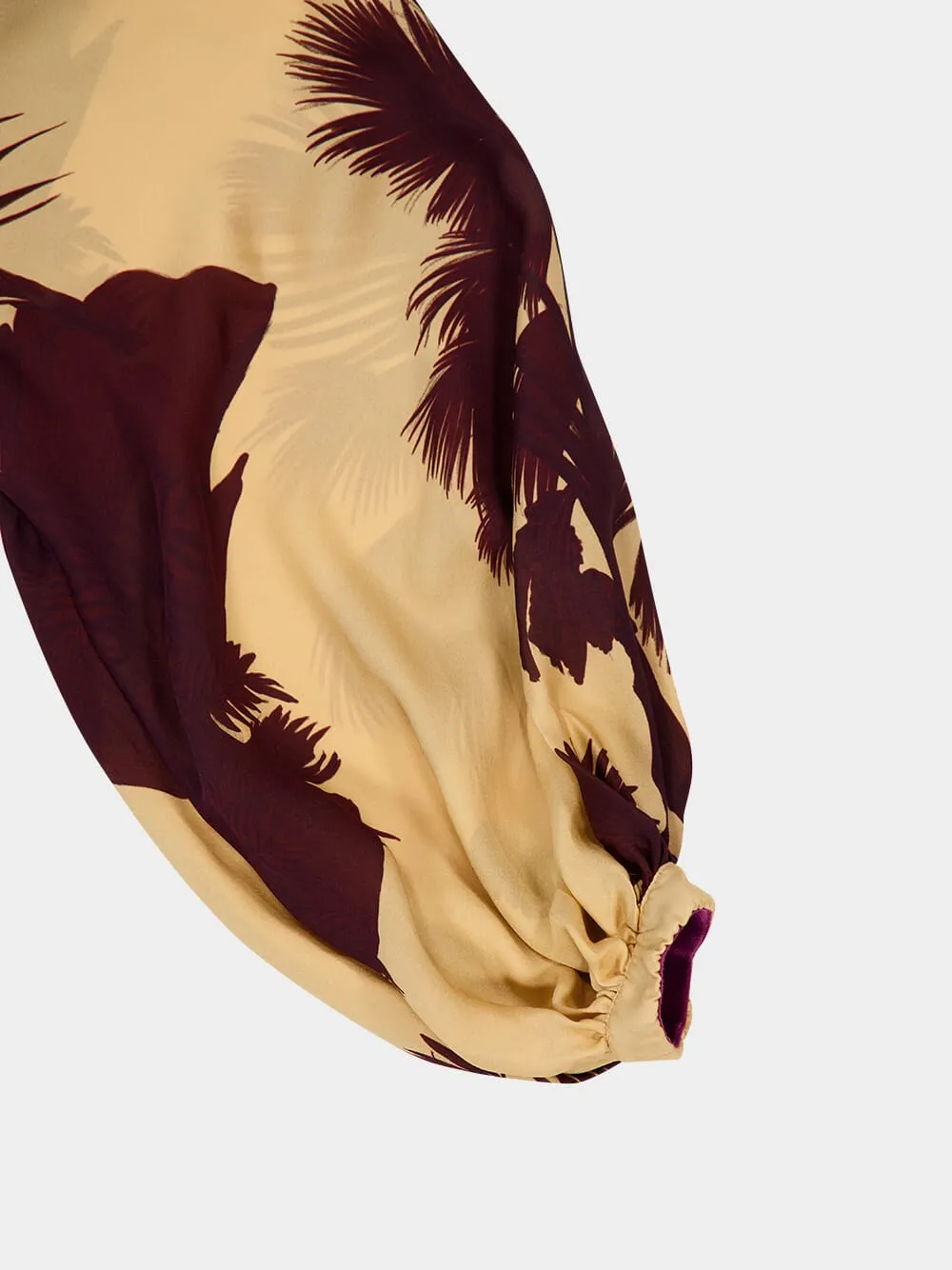 Intricate Islands Silk Top