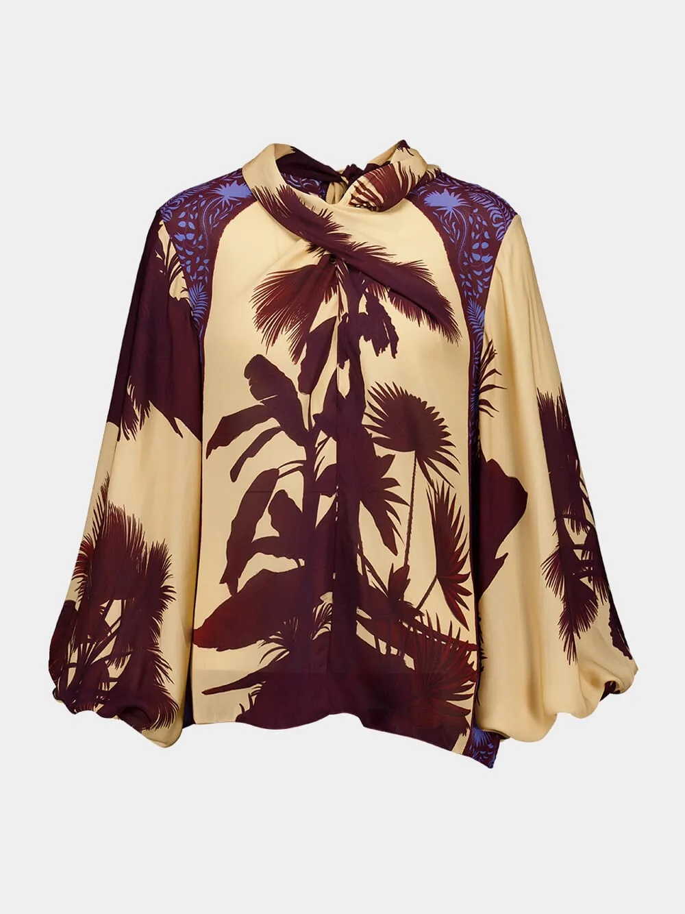 Intricate Islands Silk Top
