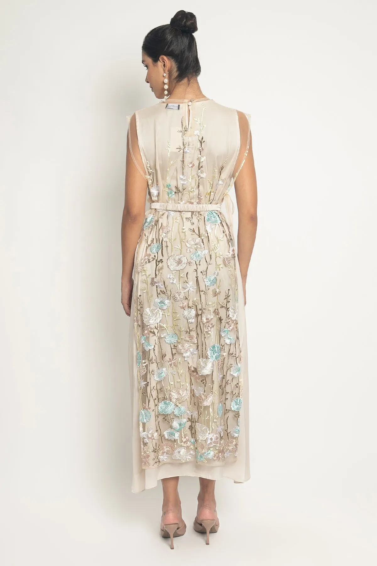 Ivory Bloom Maxi Dress