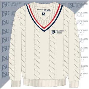 Jackson St. |JSU Cotton Cable Tennis Sweater