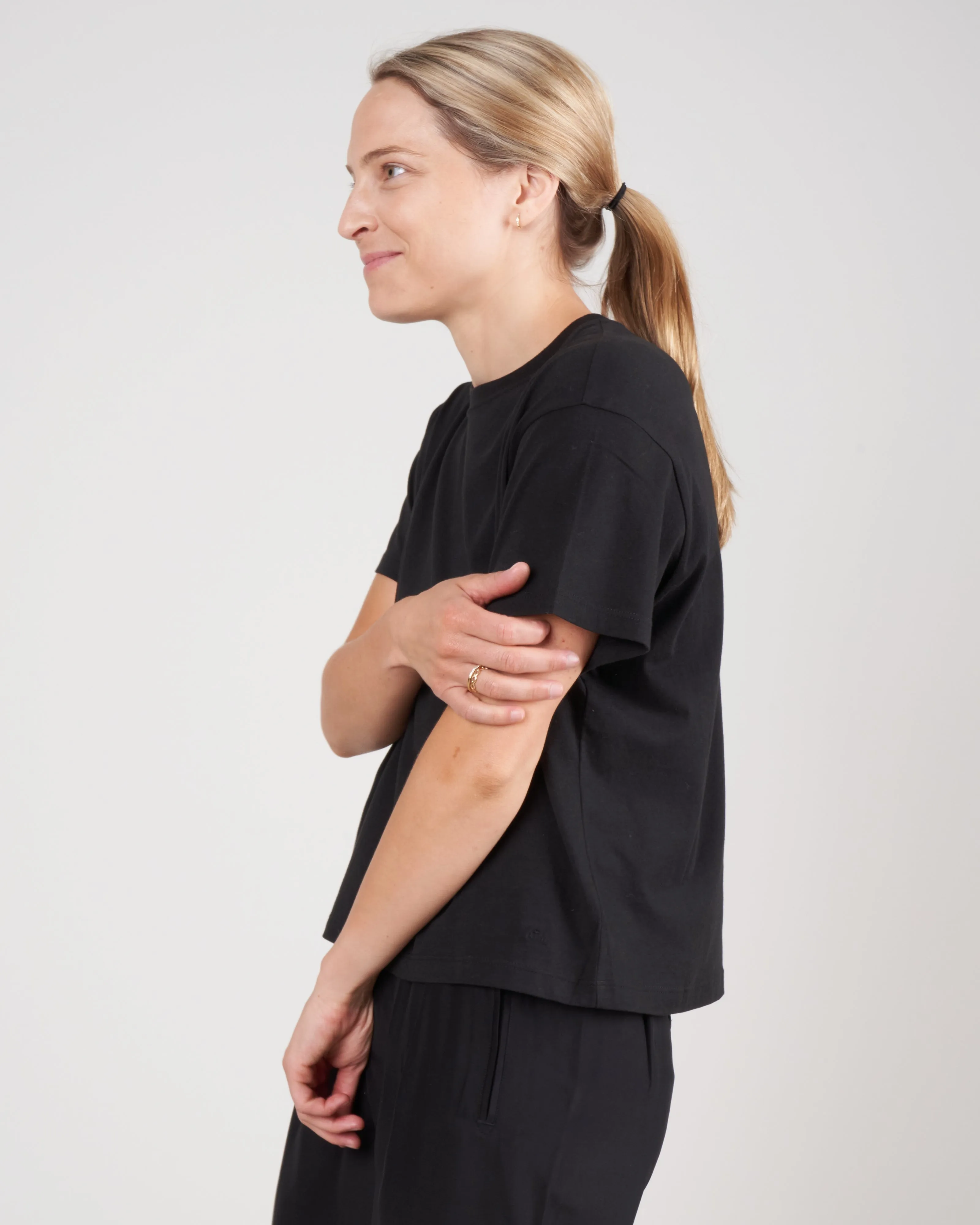 jersey boy tee - black