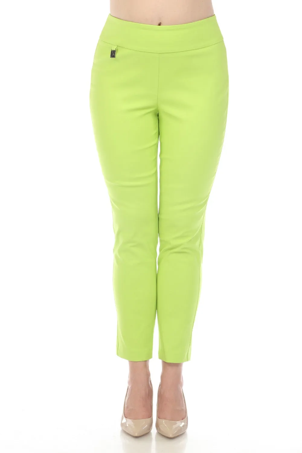 Joseph Ribkoff Slim Straight Stretch Pull On Cropped Pants 201483S24