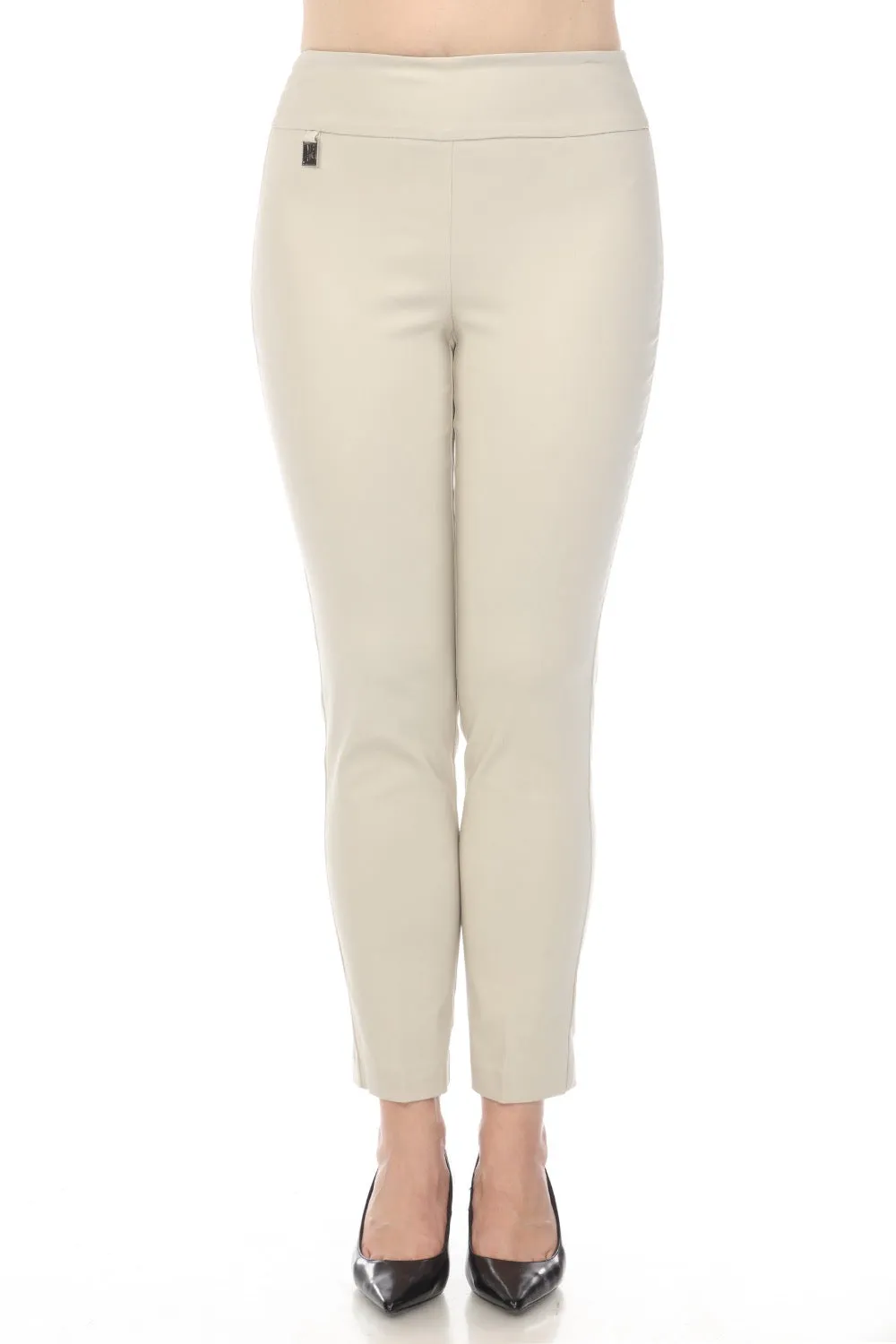 Joseph Ribkoff Slim Straight Stretch Pull On Cropped Pants 201483S24