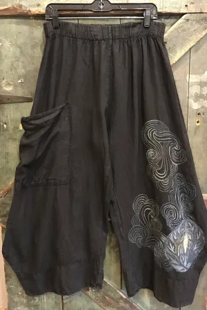 Kayla Print Linen Pants