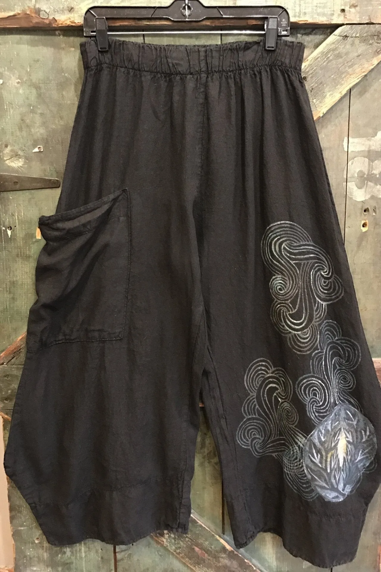Kayla Print Linen Pants