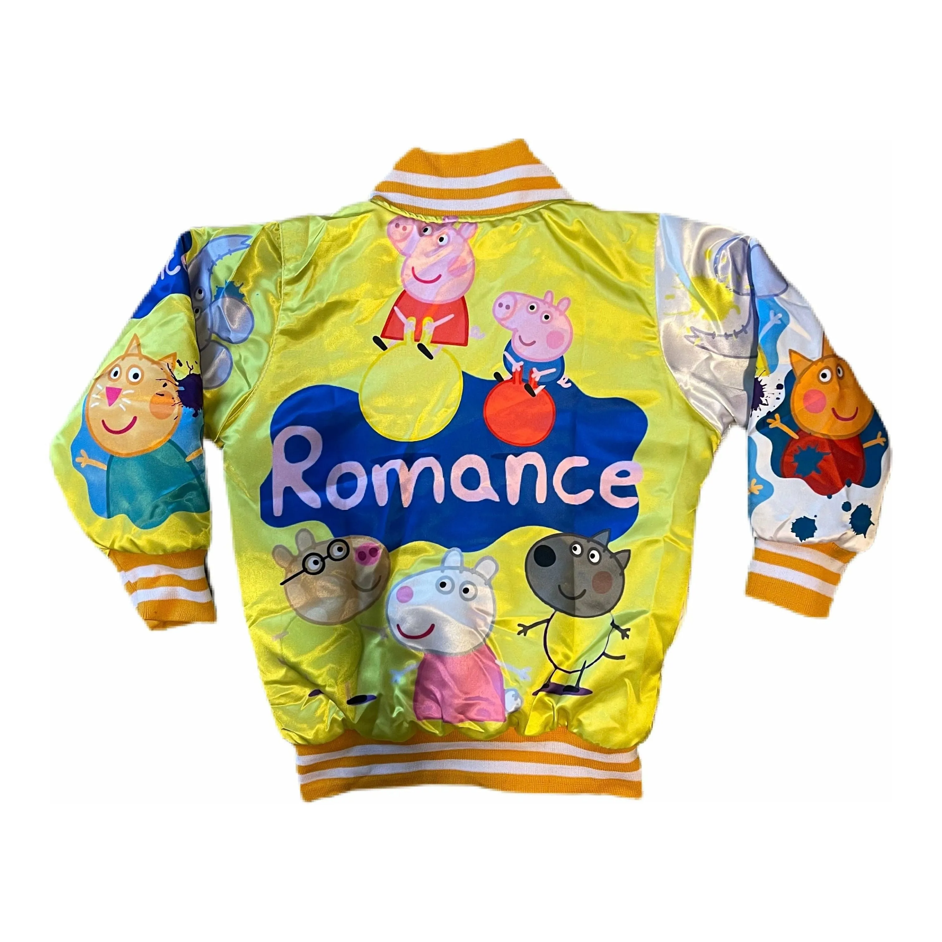 Kids Yellow Peppa Pig Bomber