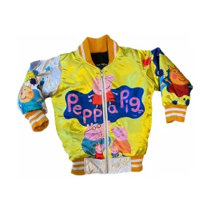 Kids Yellow Peppa Pig Bomber