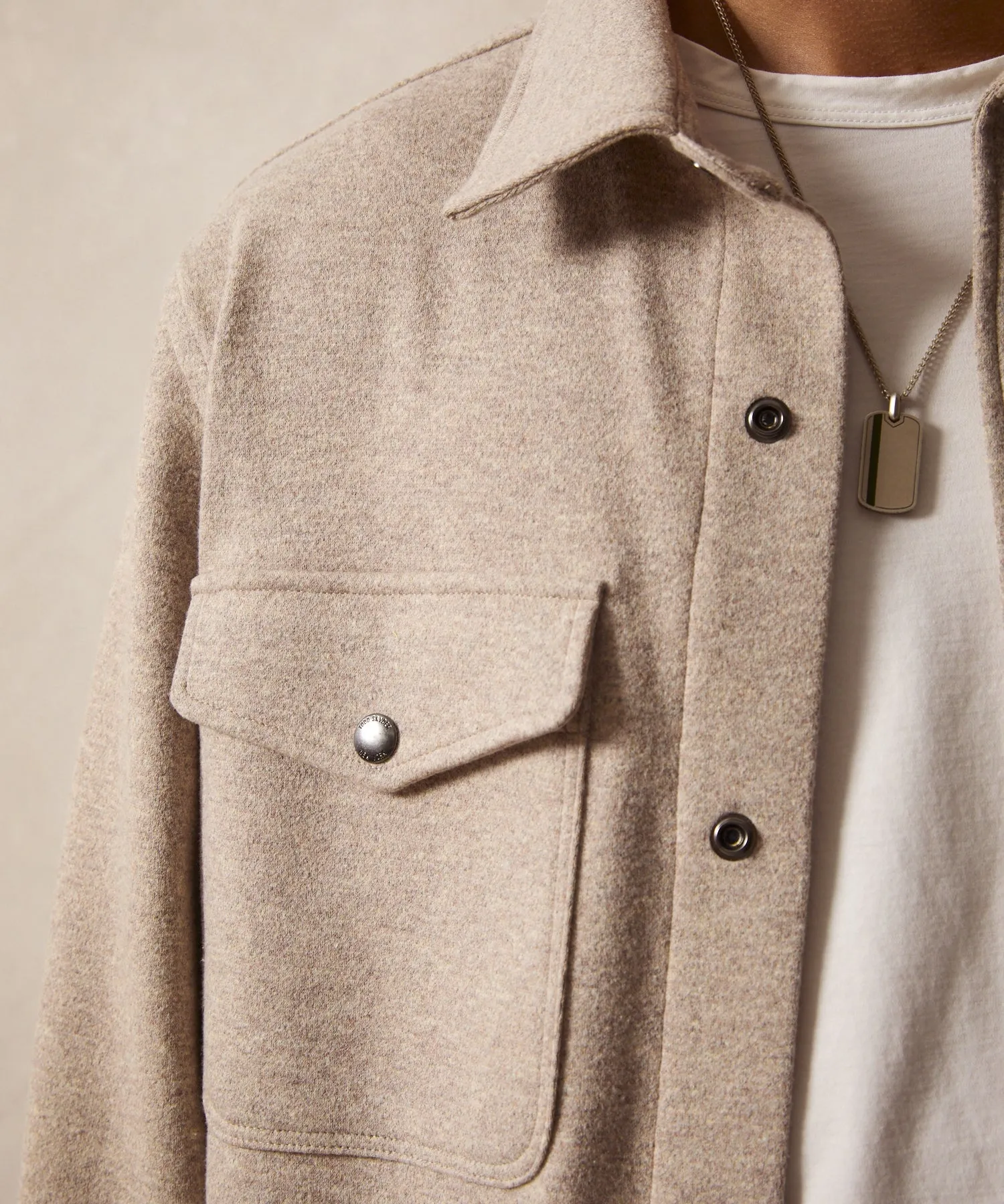 Knit Military Shirt