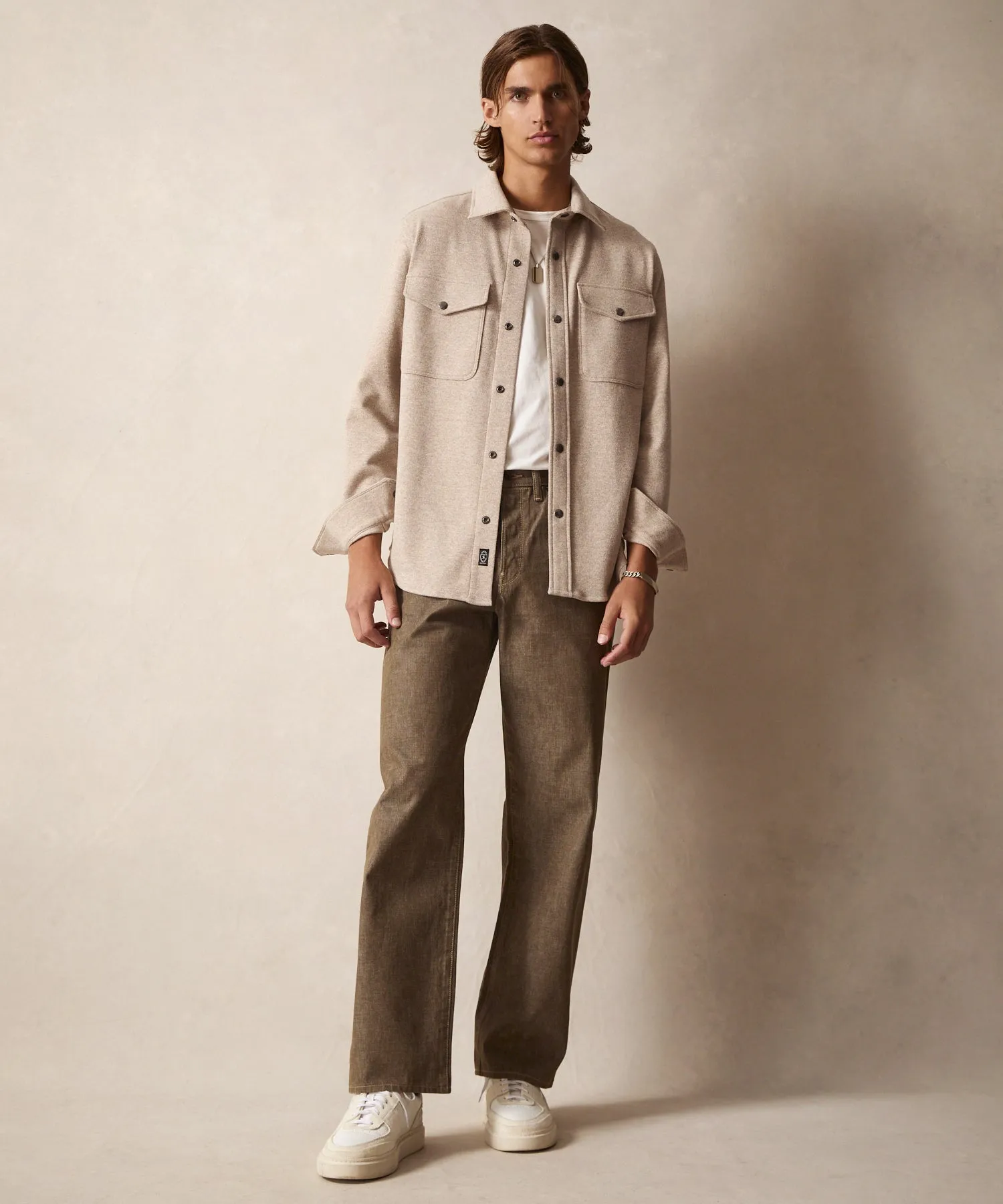 Knit Military Shirt