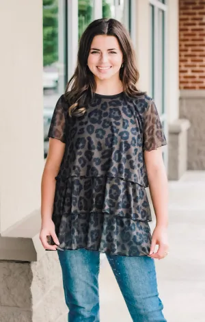 Layered in Leopard Top