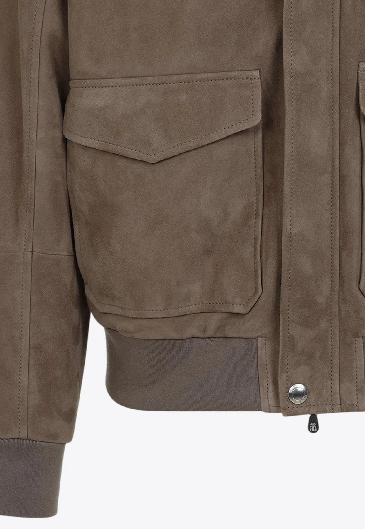 Leather Bomber Jacket