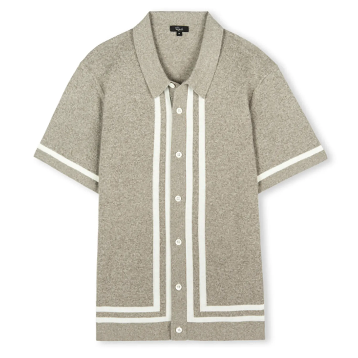 Leo Short Sleeve Button Up Sweater