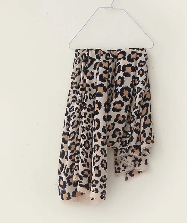 Leopard Chiffon Fabric By the Yard /54162