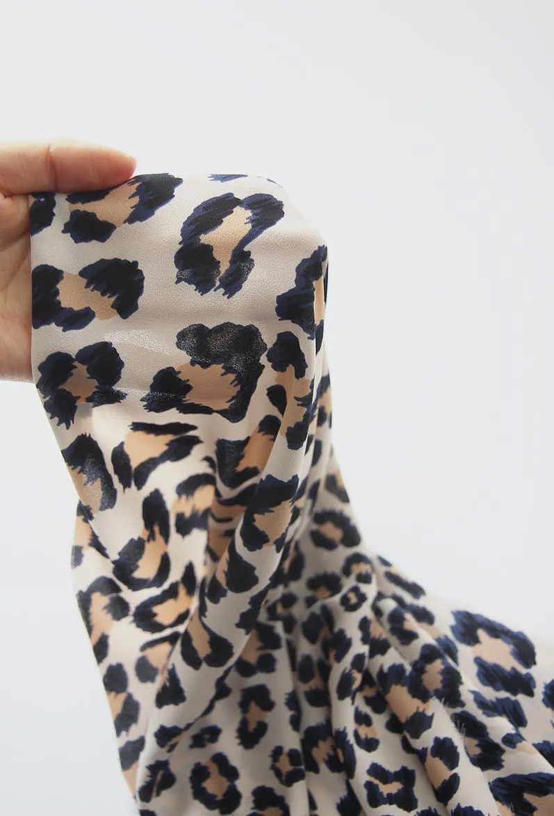 Leopard Chiffon Fabric By the Yard /54162