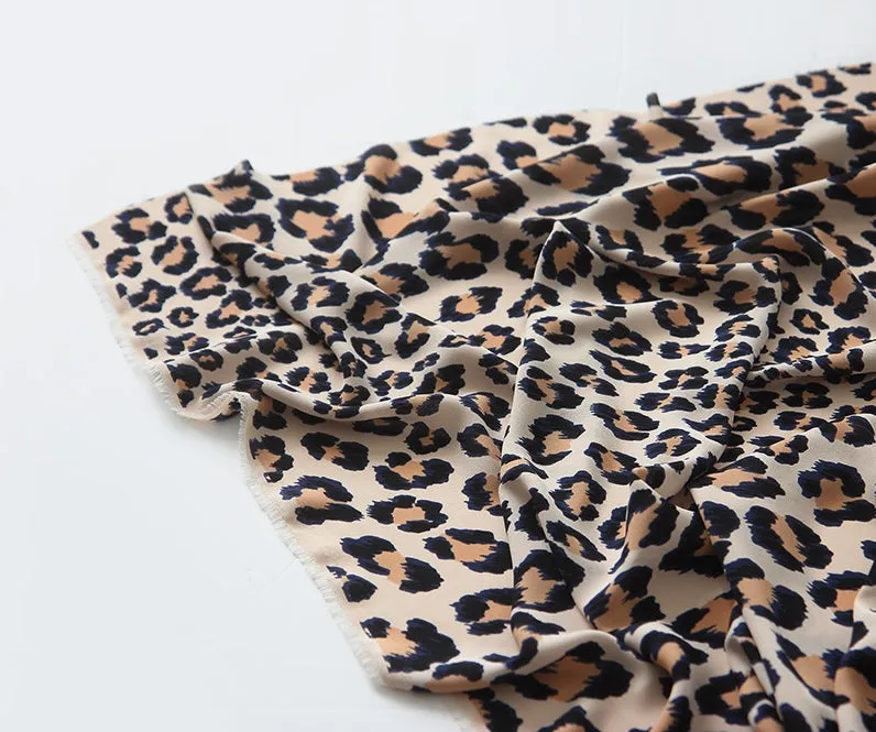 Leopard Chiffon Fabric By the Yard /54162