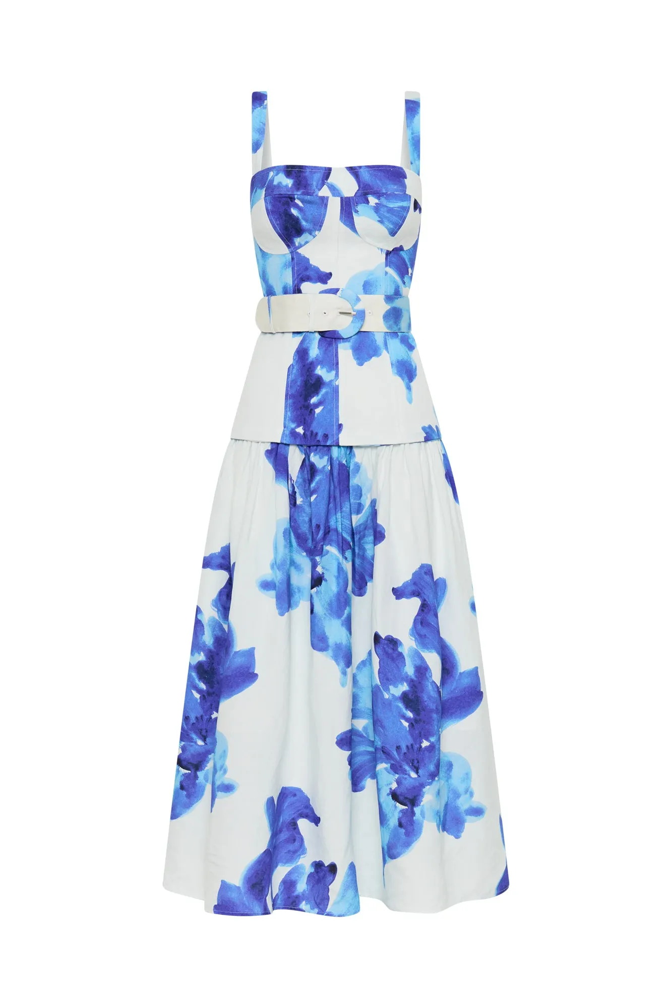 Lidia Dress - Thalia Floral Ivory