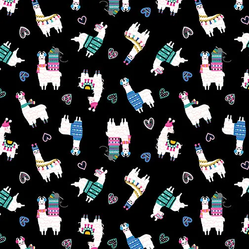 Llama Drama Black