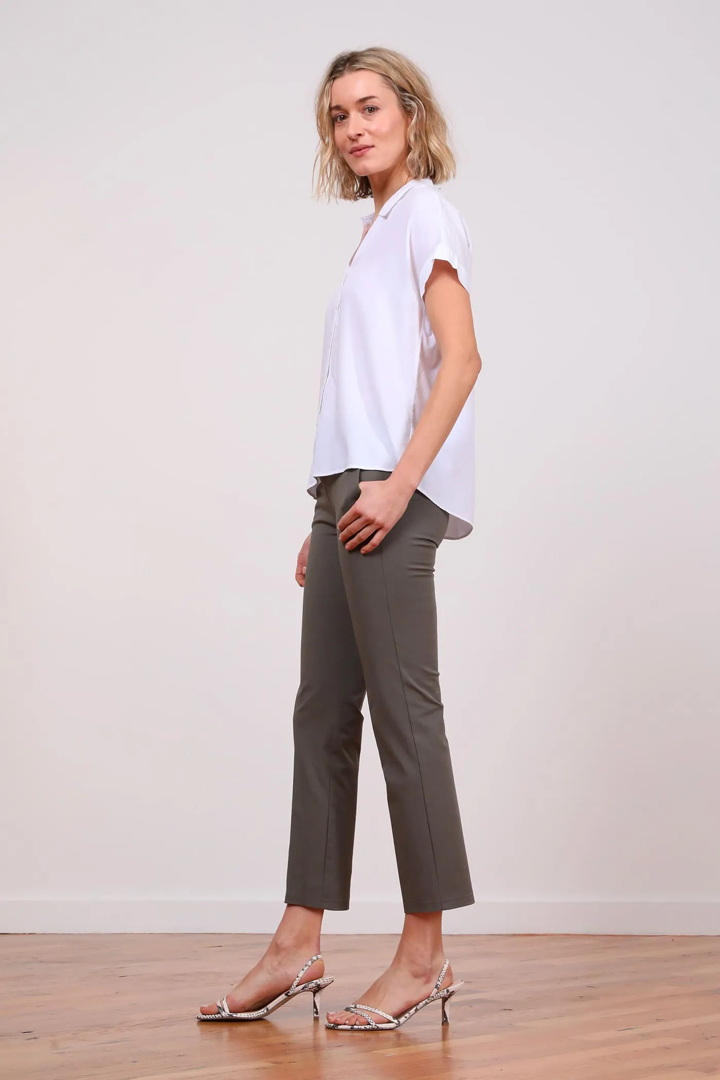 LULU Cotton Olive Green